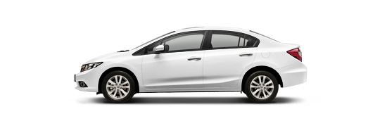 Honda Civic 4D - Taffeta White