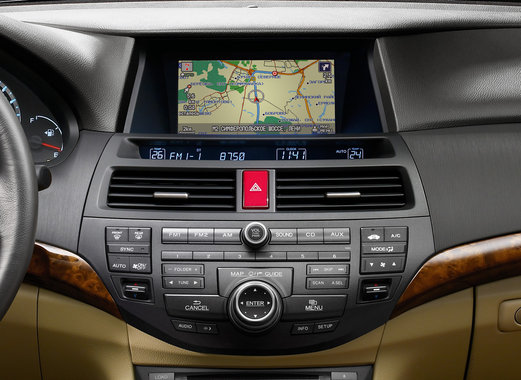 Honda Crosstour встроенная навигационная система