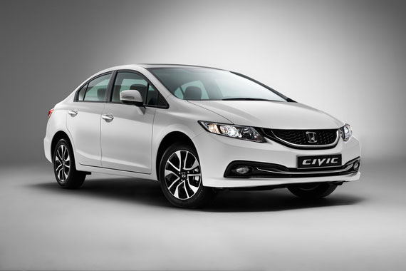 Honda Civic 4D белый